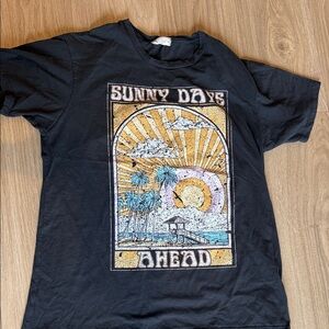 Altar'd State Black Graphic Tee - Sunny Days Design